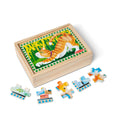 Melissa & Doug 4-in-1 Wooden Pet Jigsaw Puzzles – 48 Pieces with Storage Box, Ages 3+