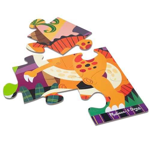 Melissa & Doug Dinosaur Dawn Floor Puzzle - 24 Pieces, 2x3 Feet Jigsaw for Kids Ages 3+