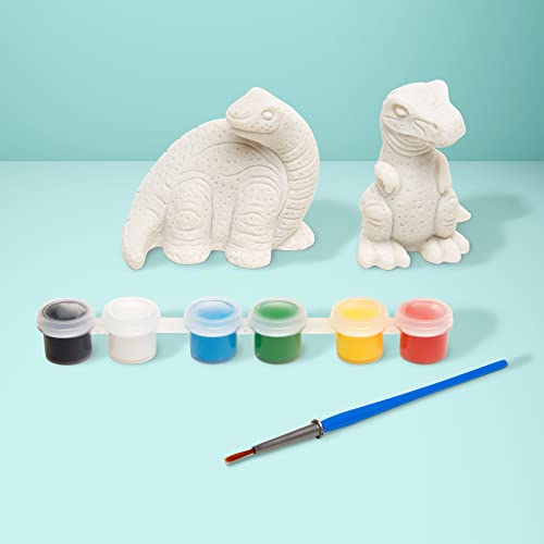 Melissa & Doug Dinosaur Figurines Craft Kit – Paint Your Own Resin Dinosaurs, Ages 8+
