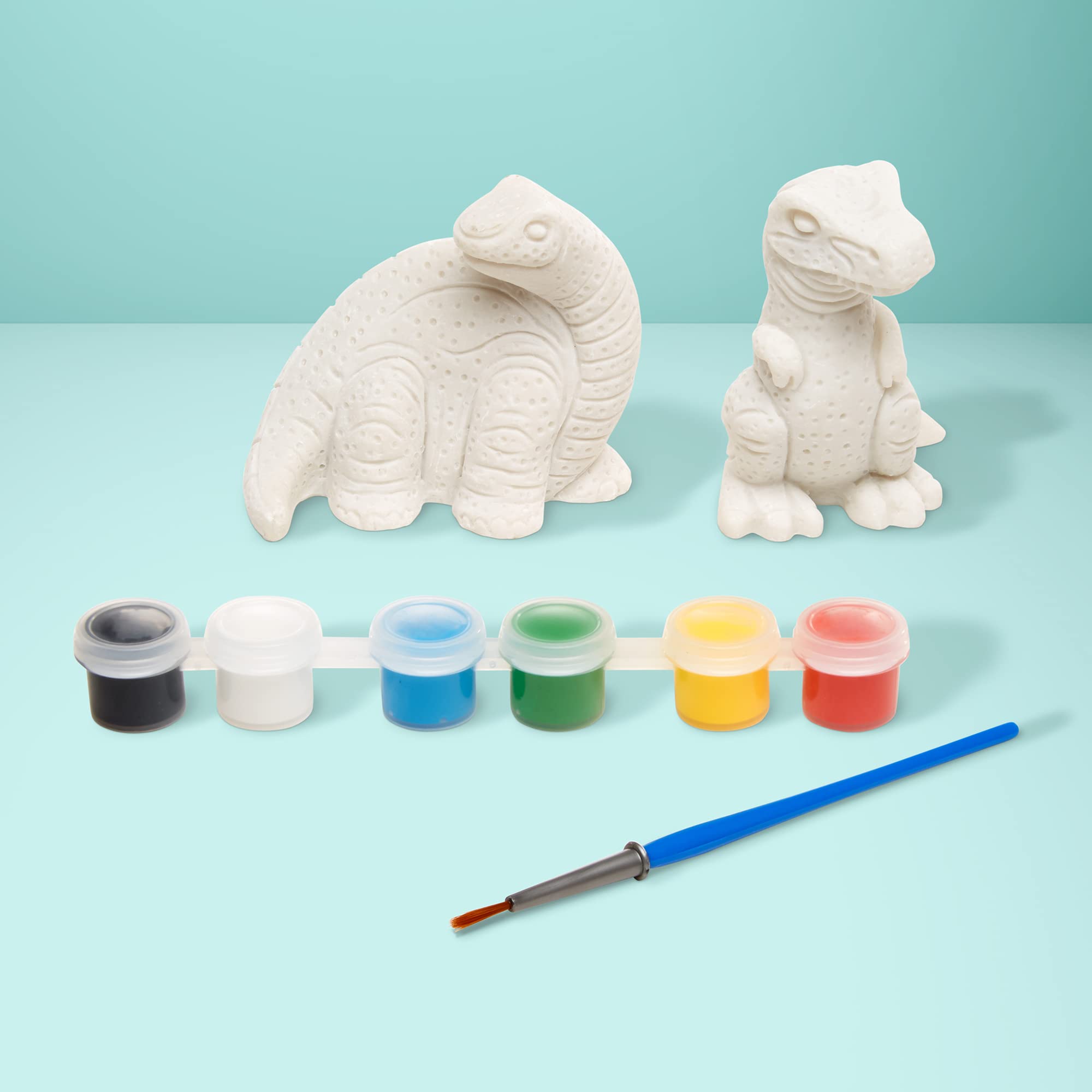 Melissa & Doug Dinosaur Figurines Craft Kit – Paint Your Own Resin Dinosaurs, Ages 8+