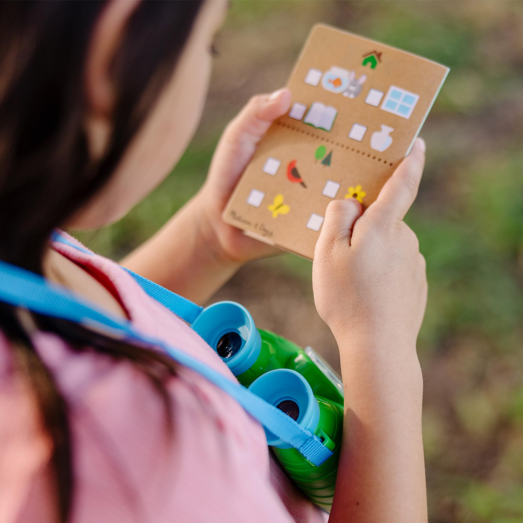 Melissa & Doug Let's Explore Binoculars & Compass Play Set for Kids Ages 3+