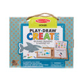 Melissa & Doug Natural Play Ocean Reusable Drawing & Magnet Kit – 42 Magnets, 5 Markers, FSC Certified