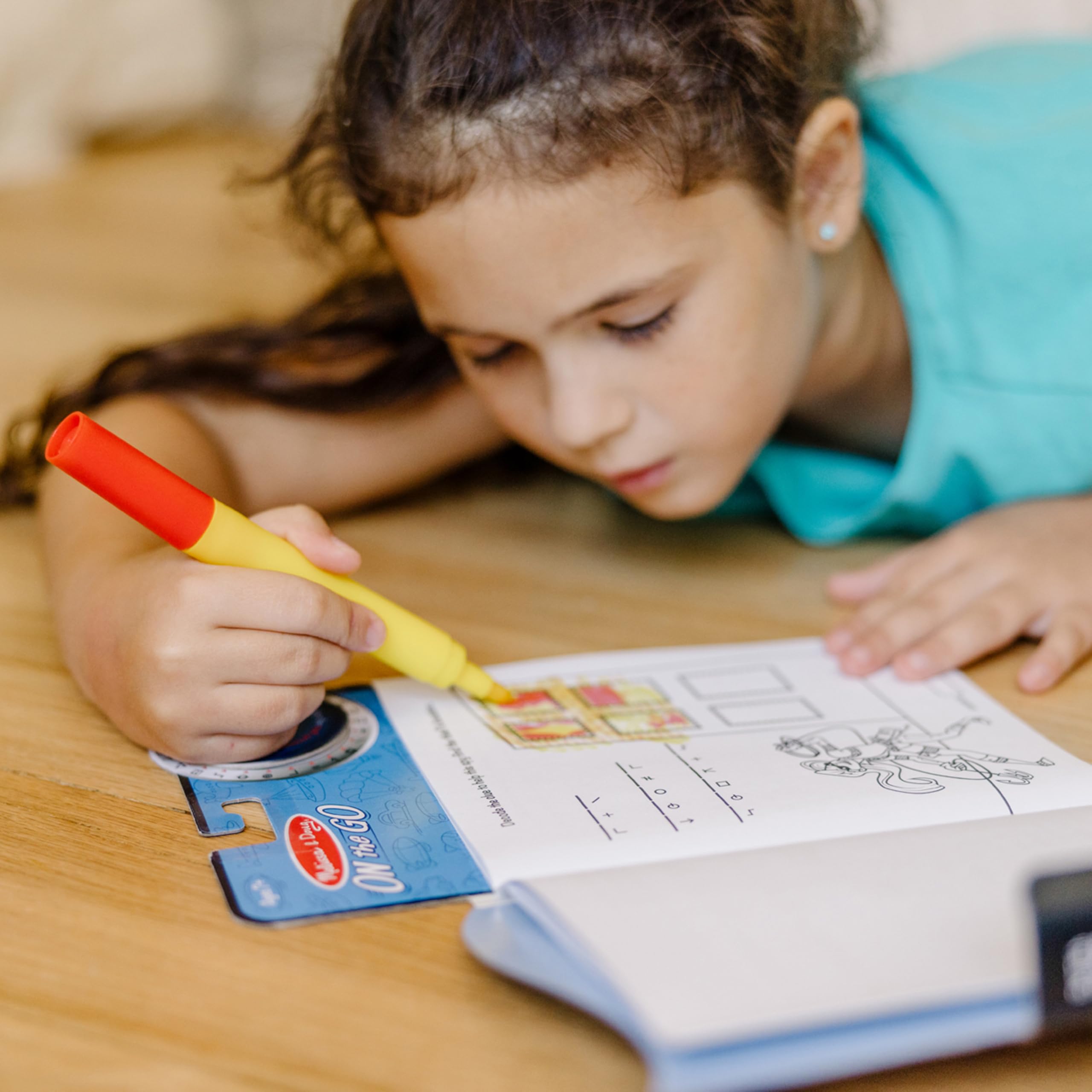 Melissa & Doug On the Go Secret Decoder Book: 18 Mystery Puzzles with Decoder Wheel & Magic Pen