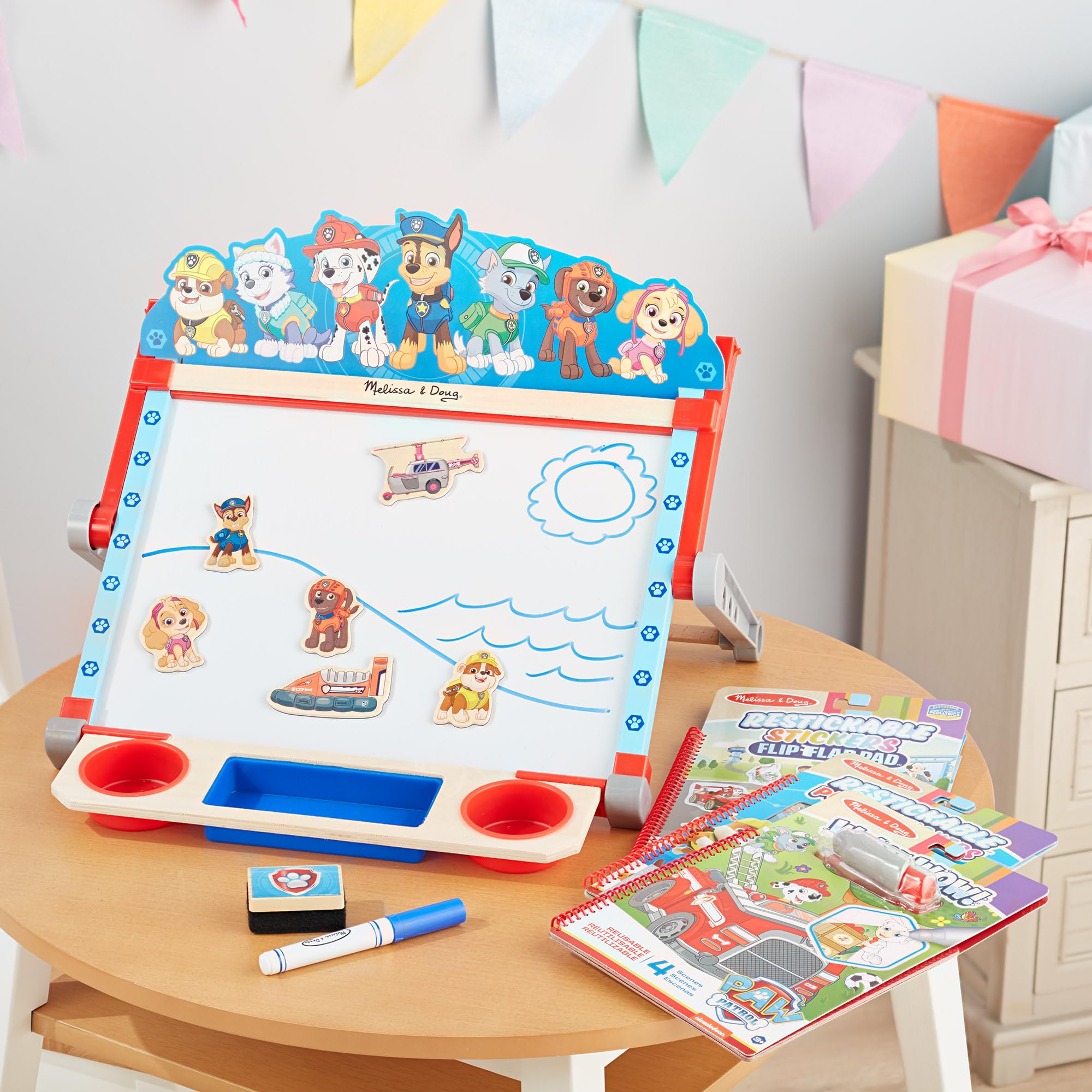 Melissa & Doug PAW Patrol Water Wow! Marshall Activity Pad – Reusable Water Reveal Book for Kids Ages 3+