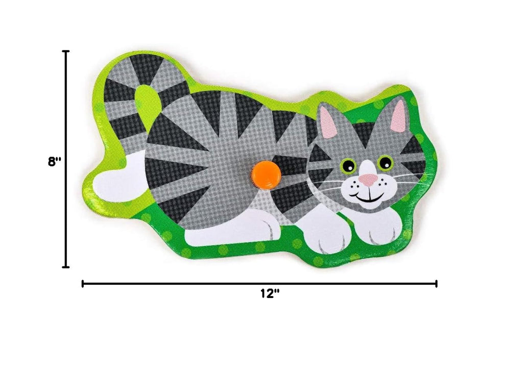 Melissa & Doug Pets Wooden Peg Puzzle – 8 Pieces for Toddlers Ages 2-4