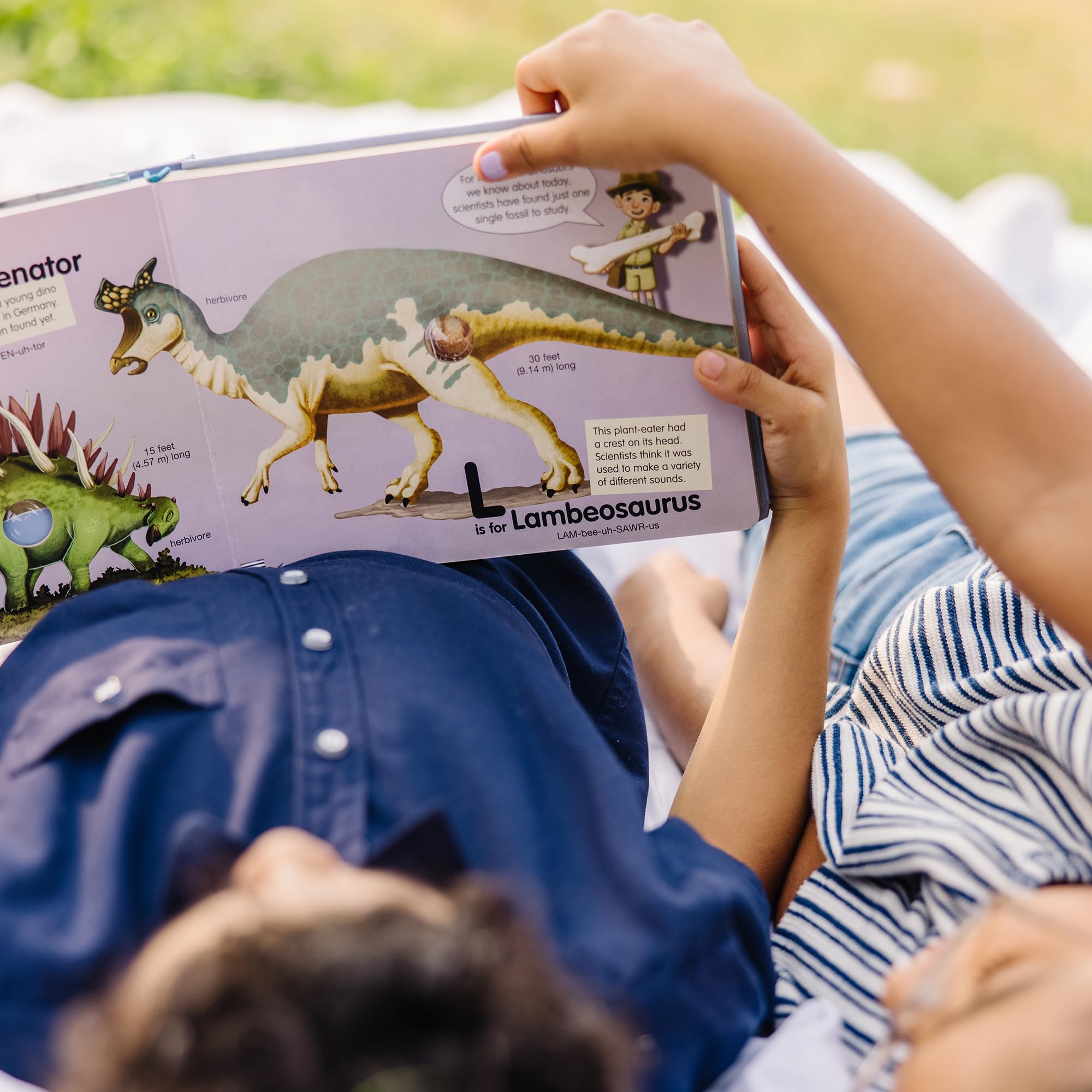 Melissa & Doug Poke-A-Dot Dinosaurs A to Z Board Book – Interactive Pop-Along Alphabet