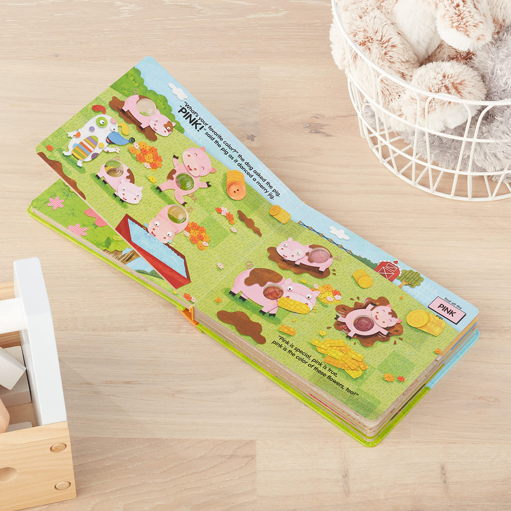 Melissa & Doug Poke-a-Dot! What’s Your Favorite Color? Interactive Children's Board Book