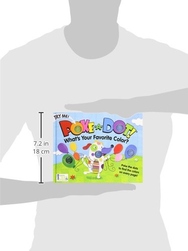 Melissa & Doug Poke-a-Dot! What’s Your Favorite Color? Interactive Children's Board Book