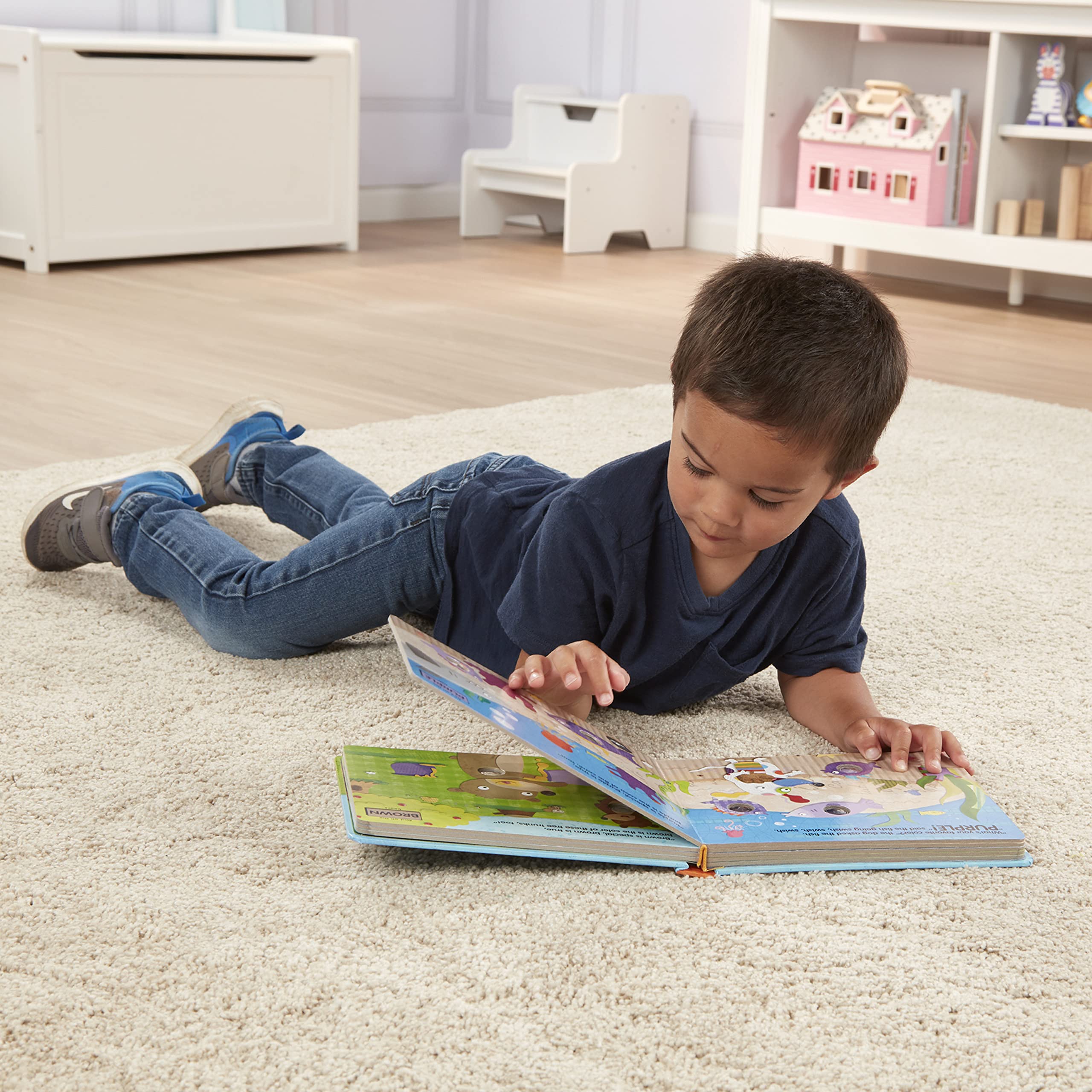 Melissa & Doug Poke-a-Dot! What’s Your Favorite Color? Interactive Children's Board Book