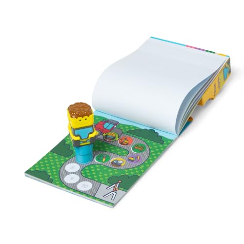 Melissa & Doug Sticker Wow! Bulldozer Set – 300 Stickers, 24-Page Activity Pad, Ages 3+