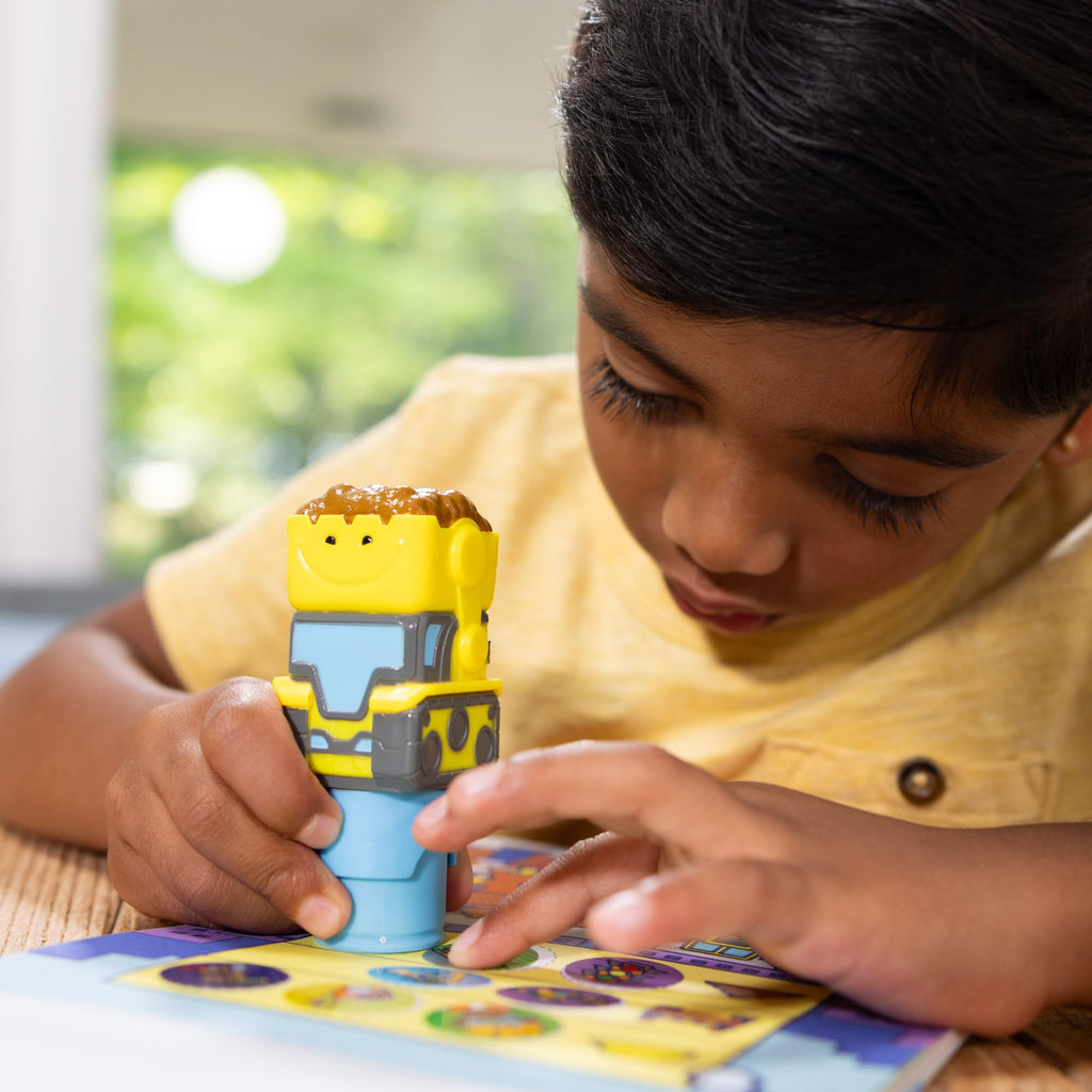 Melissa & Doug Sticker Wow! Bulldozer Set – 300 Stickers, 24-Page Activity Pad, Ages 3+