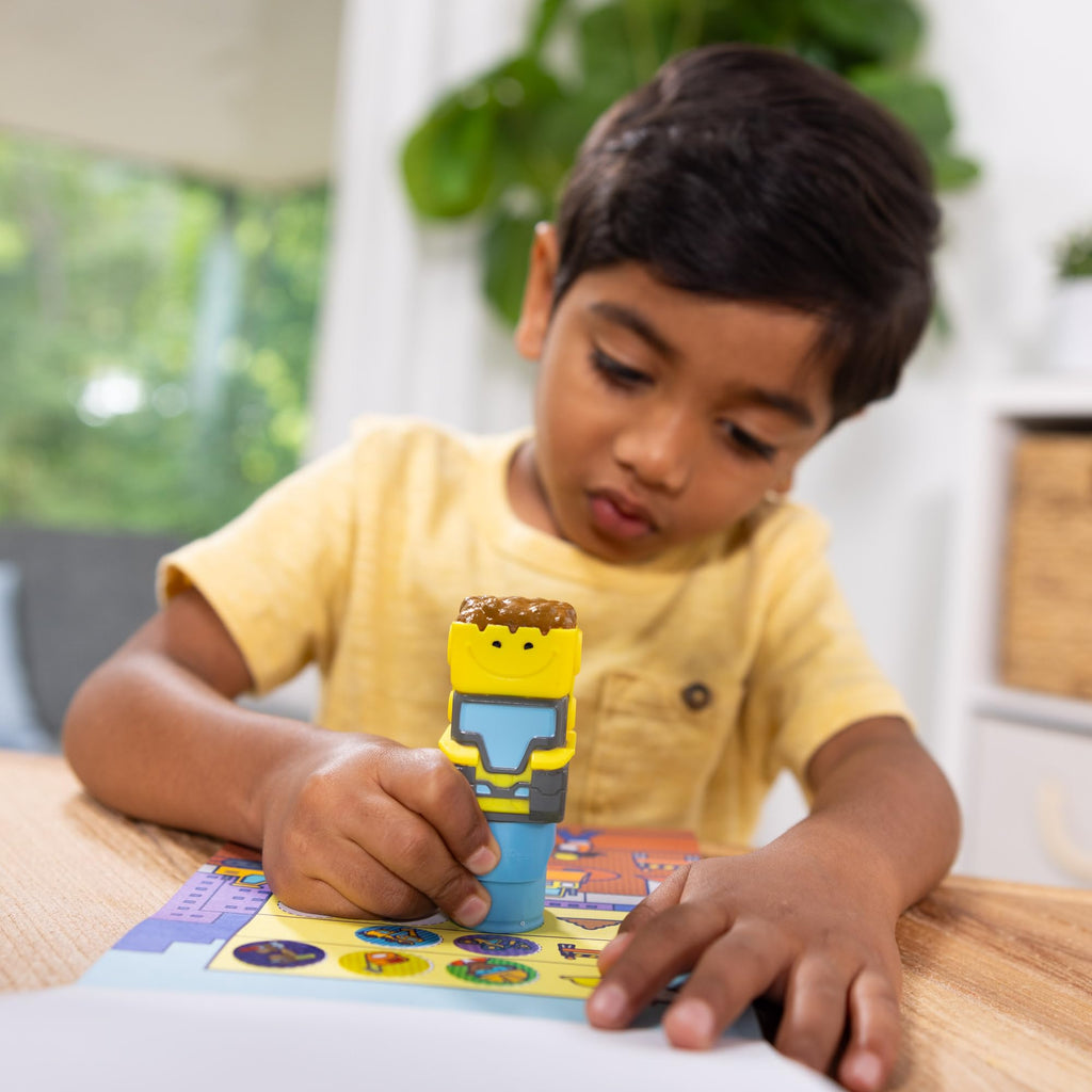Melissa & Doug Sticker Wow! Bulldozer Set – 300 Stickers, 24-Page Activity Pad, Ages 3+