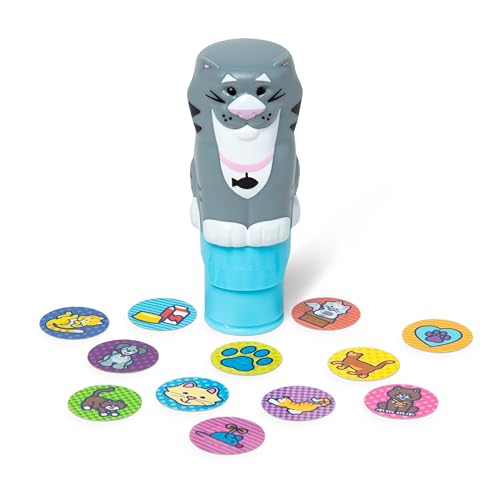 Melissa & Doug Sticker Wow! Cat Activity Pad with 300 Stickers & Stamper | Ages 3+ | FSC Certified