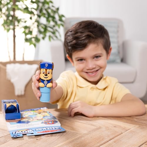 Melissa & Doug Sticker WOW! Chase PAW Patrol Sticker Stamper & 24-Page Activity Pad – 300 Stickers, FSC Certified
