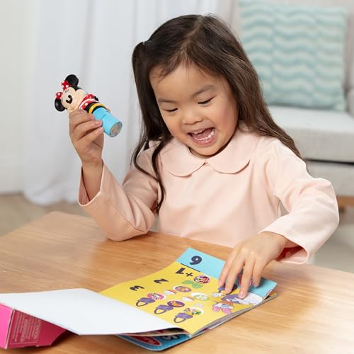 Melissa & Doug Sticker WOW! Disney Minnie Mouse Bundle: 24-Page Activity Book, Refillable Stamper, 500 Stickers, Ages 3+