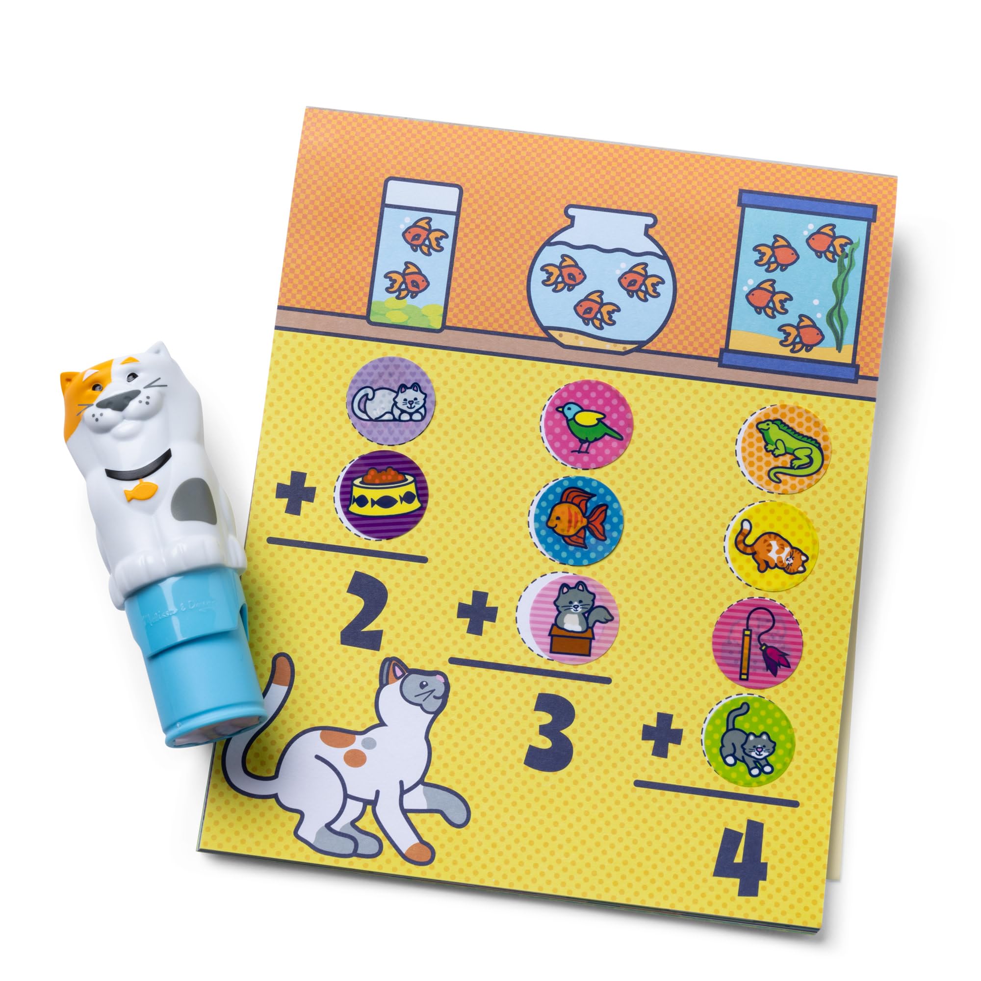 Melissa & Doug Sticker Wow! Pets Value Pack - Dog & Cat Stampers with 900 Stickers & Activity Pads