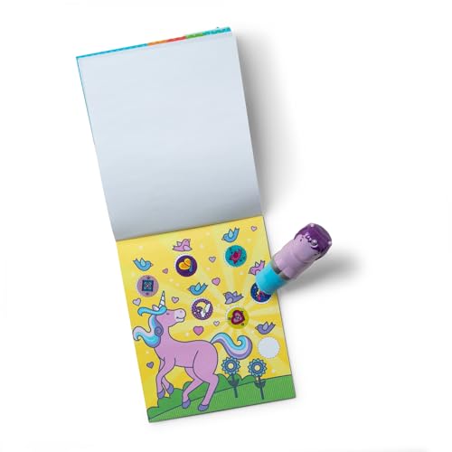 Melissa & Doug Sticker Wow! Purple Unicorn Activity Pad with 300 Stickers and Stamper