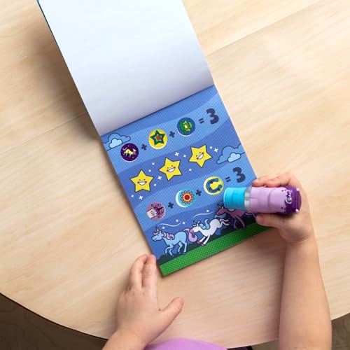 Melissa & Doug Sticker Wow! Purple Unicorn Activity Pad with 300 Stickers and Stamper
