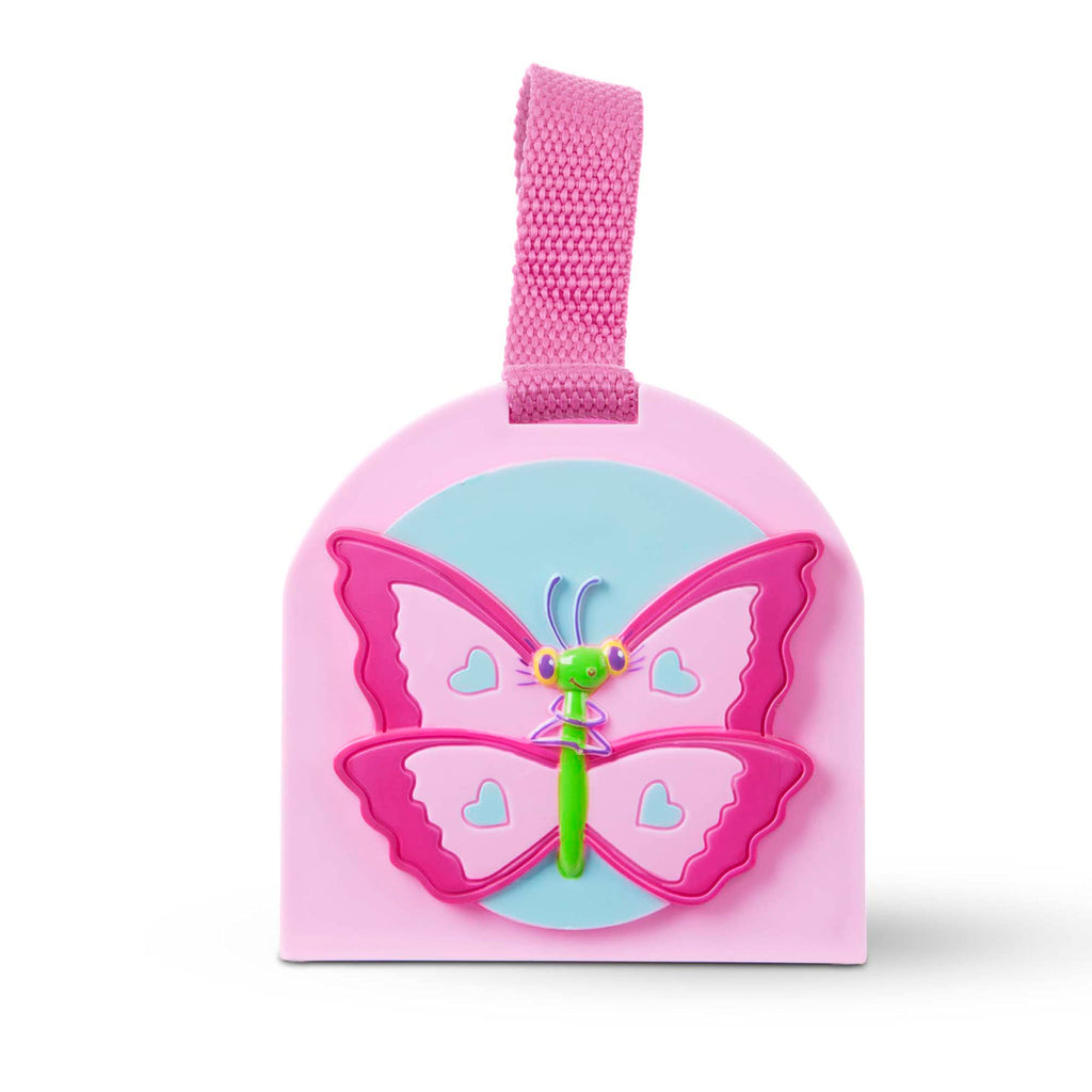 Melissa & Doug Sunny Patch Cutie Pie Butterfly Bug House – Outdoor Toy with Handle and Easy-Access Door for Kids 3+
