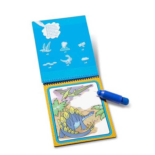 Melissa & Doug Water Wow! Dinosaur Reusable Water Reveal Activity Pad for Kids Ages 3-7