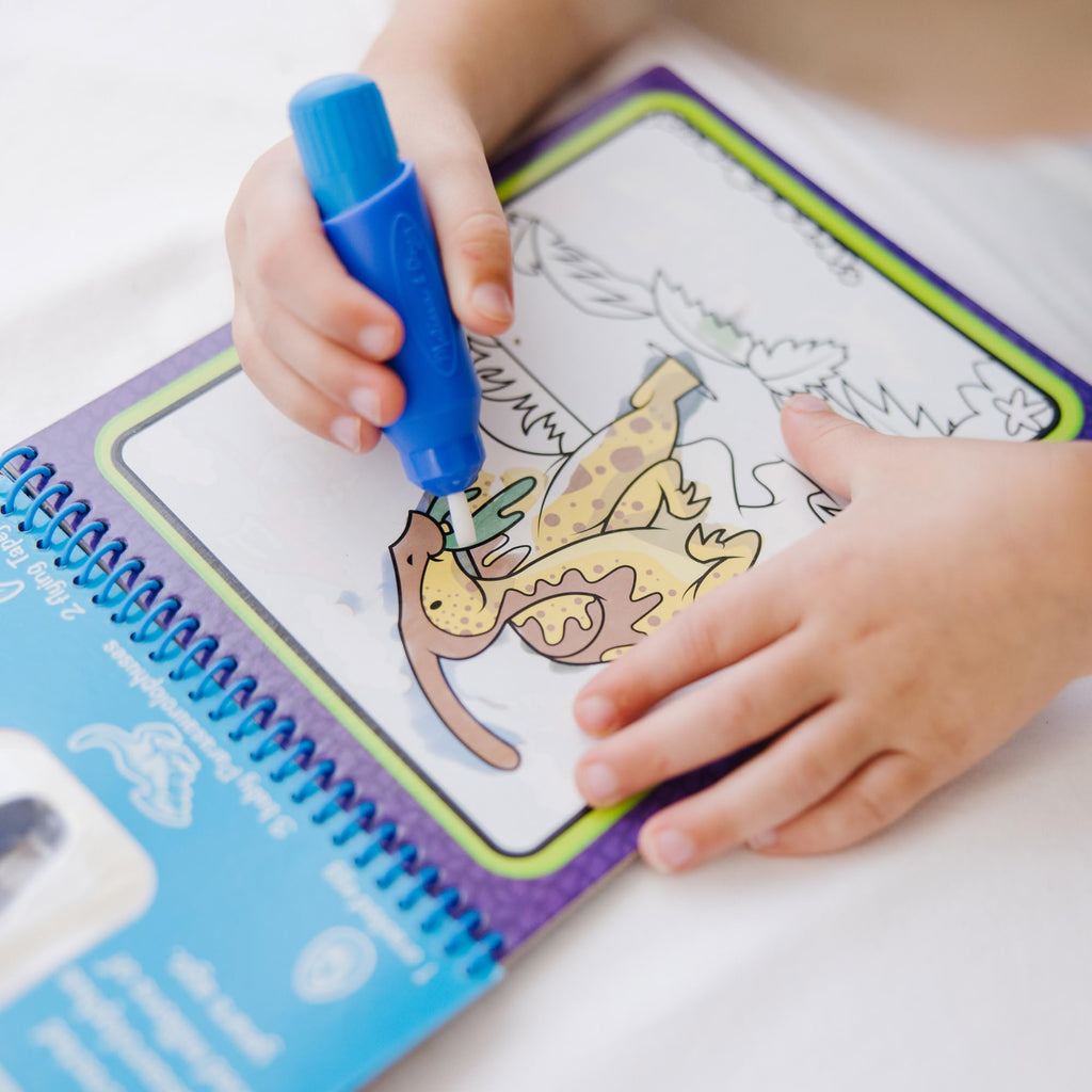 Melissa & Doug Water Wow! Dinosaur Reusable Water Reveal Activity Pad for Kids Ages 3-7