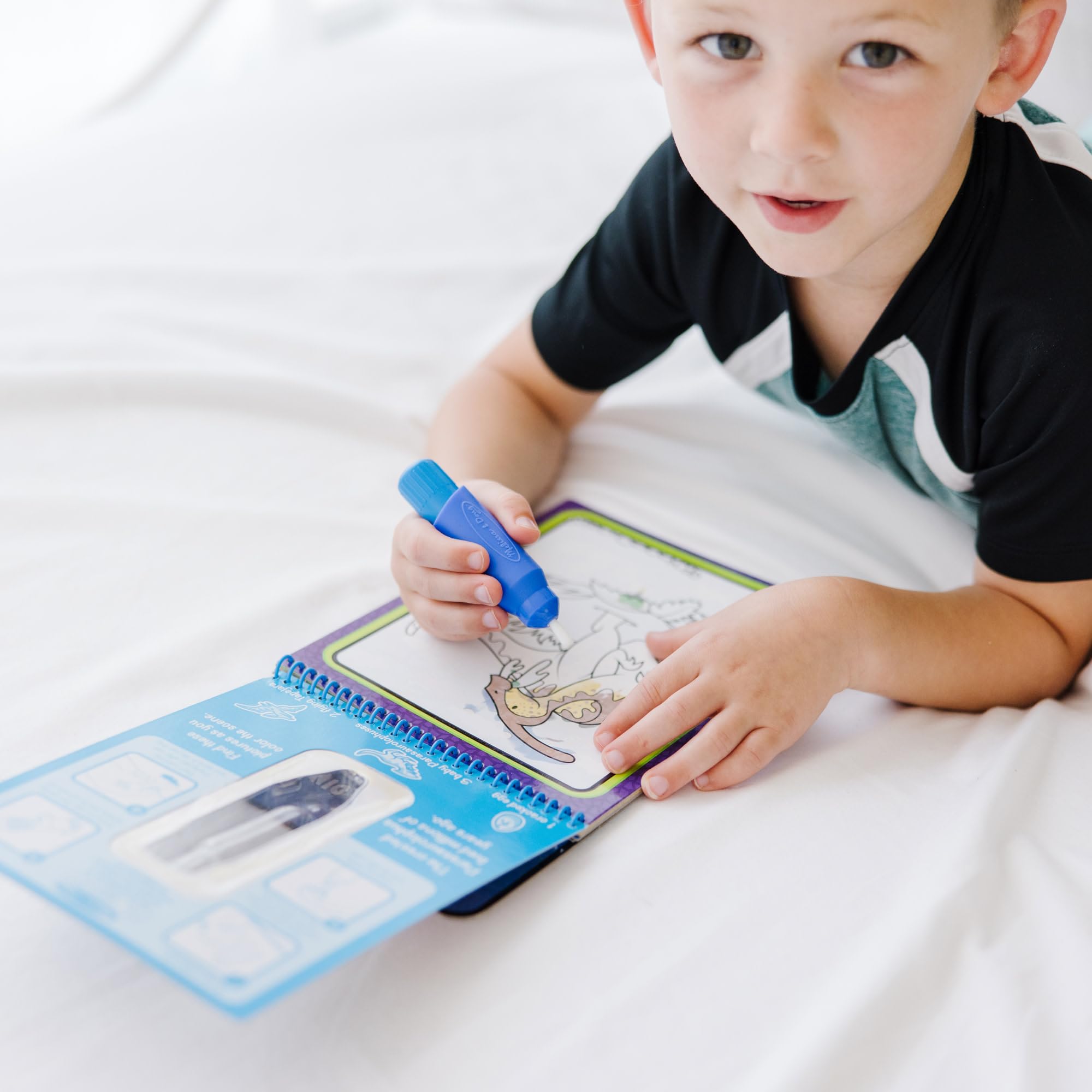 Melissa & Doug Water Wow! Dinosaur Reusable Water Reveal Activity Pad for Kids Ages 3-7