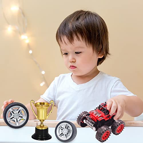 MEMOVAN 30-Piece Truck Cake Toppers Set for Racing Birthday Party