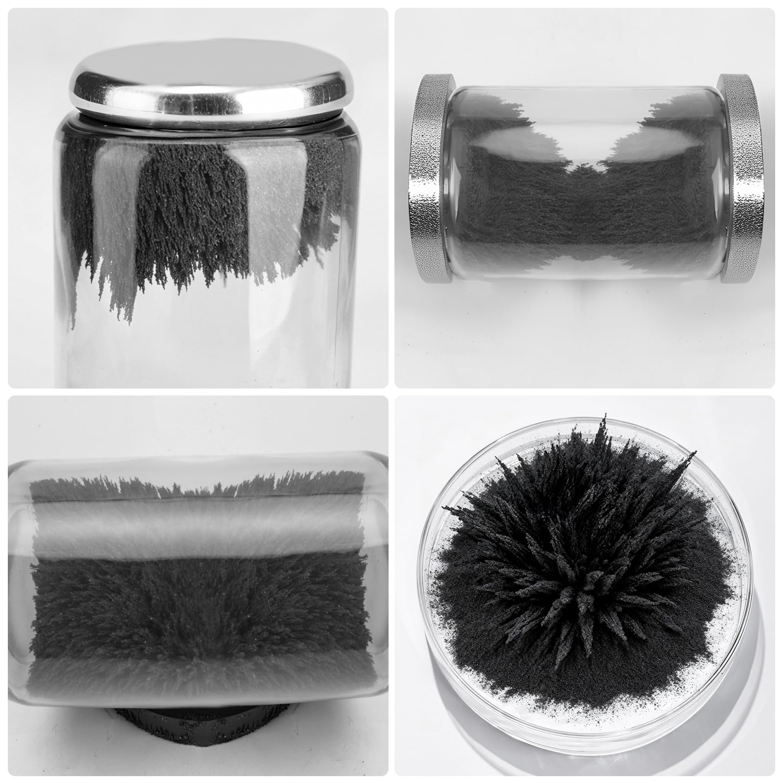 Meng Di Iron Filings Powder 18 oz – Magnetic Iron Powder for STEM, Slime, and Science Experiments