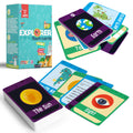 merka Science Flash Cards for Kids – 90-Count Waterproof Deck Covering Solar System, Human Anatomy & Geography