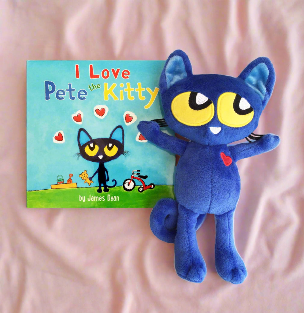 MerryMakers 8.5-Inch Pete the Kitty Plush – Super Soft Baby Pete Toy