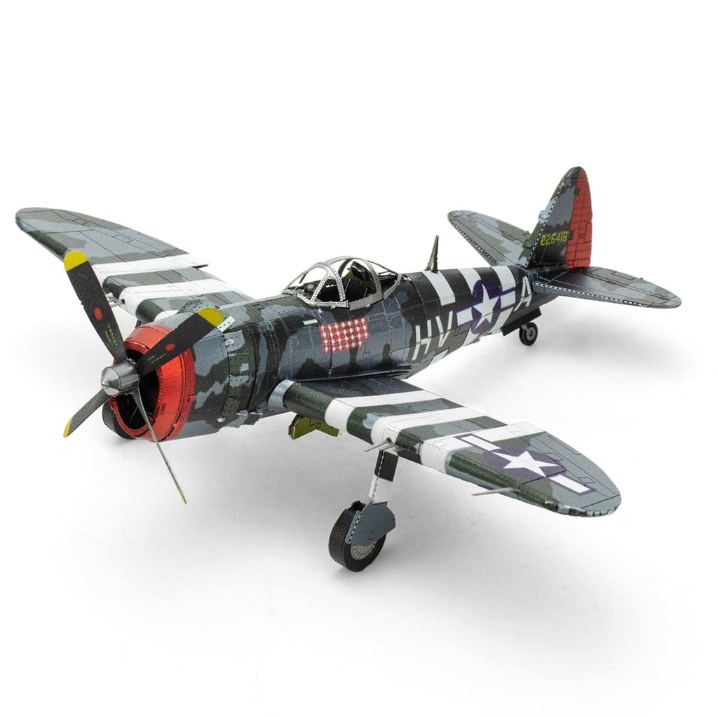 Metal Earth P-47 Thunderbolt 3D Metal Model Kit – 2 Sheet Moderate Difficulty 1:94 Scale