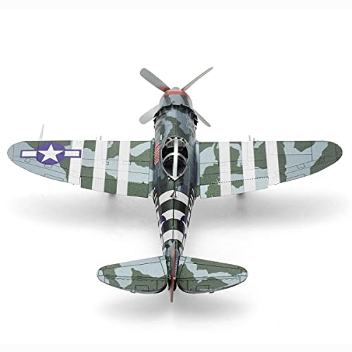 Metal Earth P-47 Thunderbolt 3D Metal Model Kit – 2 Sheet Moderate Difficulty 1:94 Scale