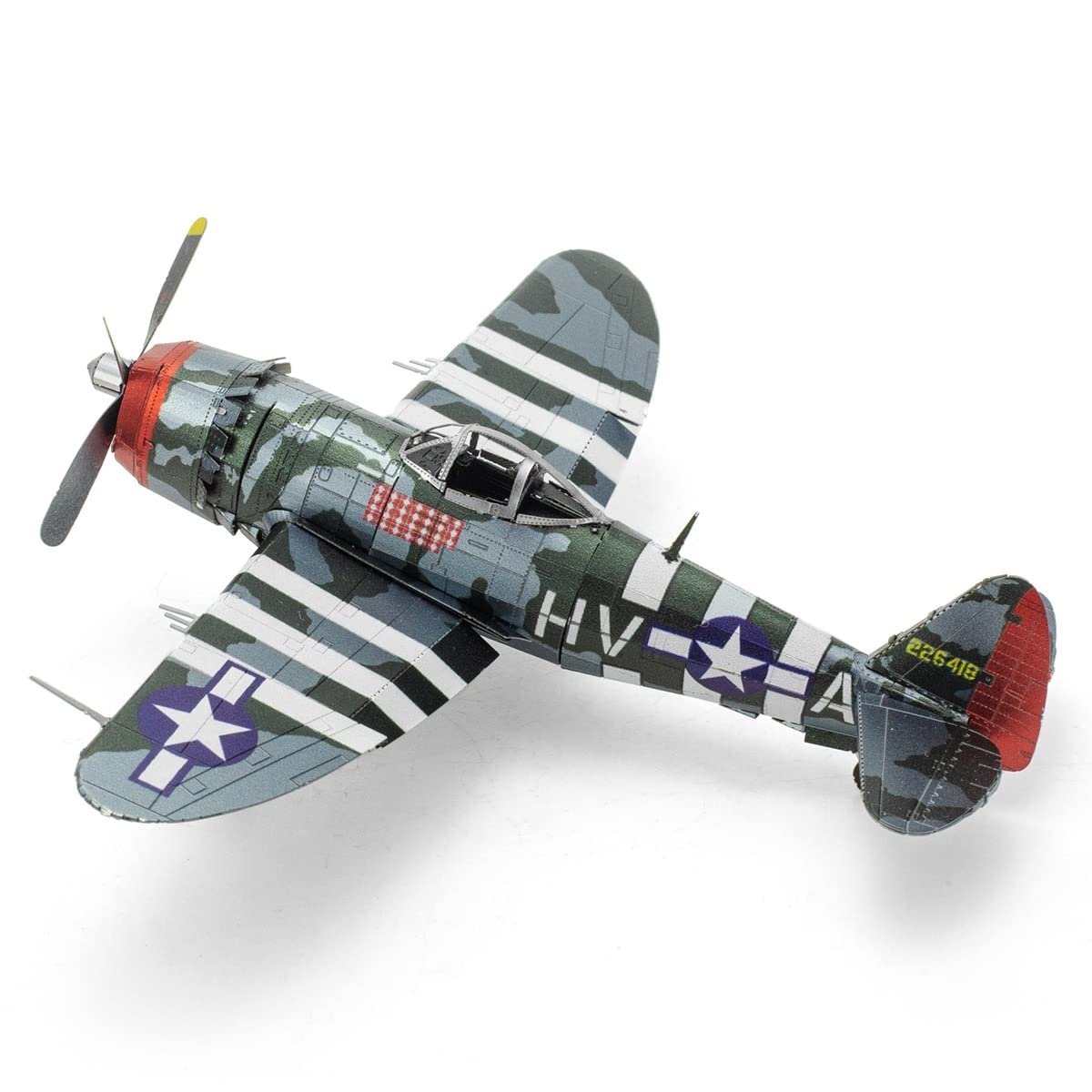 Metal Earth P-47 Thunderbolt 3D Metal Model Kit – 2 Sheet Moderate Difficulty 1:94 Scale