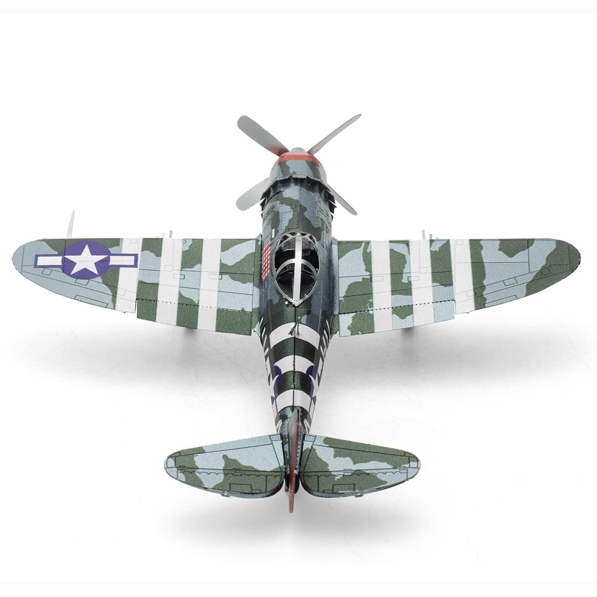 Metal Earth P-47 Thunderbolt 3D Metal Model Kit – 2 Sheet Moderate Difficulty 1:94 Scale