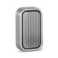 Metal Fidget Slider Magnetic Toy for Adults – EDC Stress Relief with Haptic Click – Stainless Steel Desk Toy (Silver, CP3)