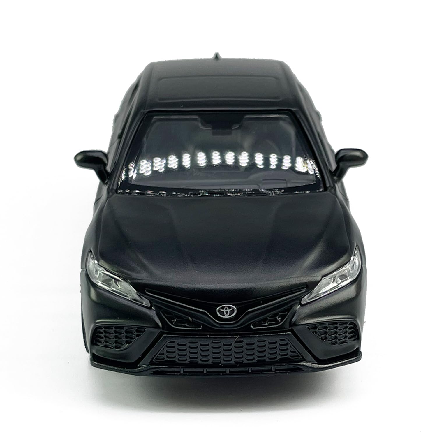 Metanyl 1/36 Scale Camry XSE 2022 Diecast Car – Matt Black, Pull Back, Opening Doors