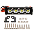 MEUS RACING 45mm LED Roof Light Bar for 1/10 RC Crawlers | 4 Beads, Aluminium Body, for SCX10 TRX4 Redcat Gen8