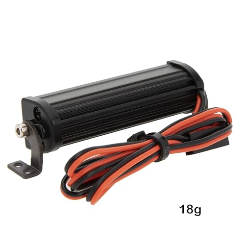 MEUS RACING 45mm LED Roof Light Bar for 1/10 RC Crawlers | 4 Beads, Aluminium Body, for SCX10 TRX4 Redcat Gen8
