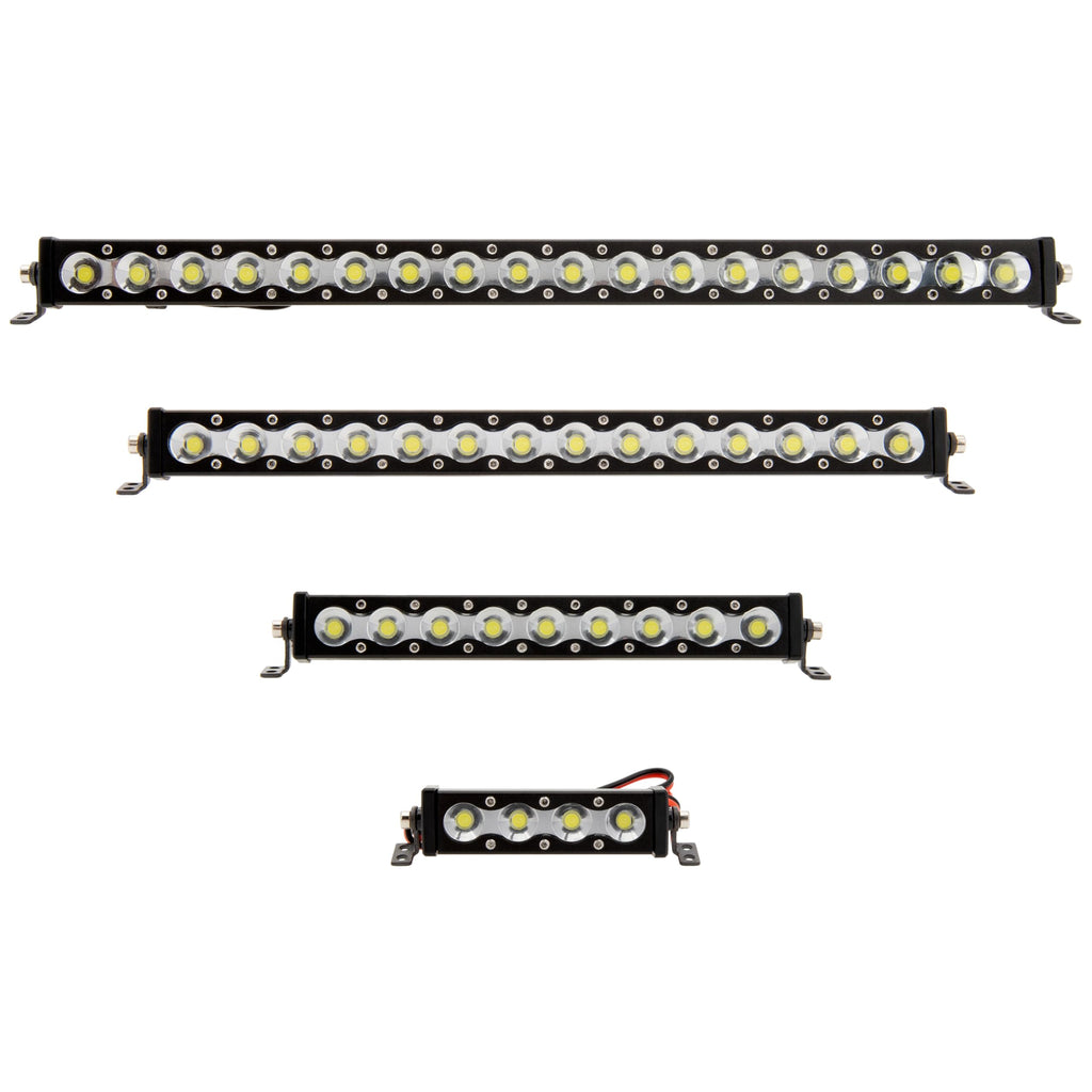 MEUS RACING 45mm LED Roof Light Bar for 1/10 RC Crawlers | 4 Beads, Aluminium Body, for SCX10 TRX4 Redcat Gen8