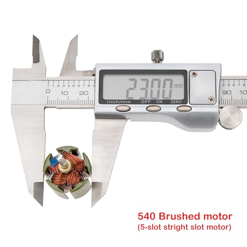 MEUS Racing 540 Brushed Motor 13T – High-Efficiency Dual-Ball Bearing Upgrade for 1/10 RC Crawlers