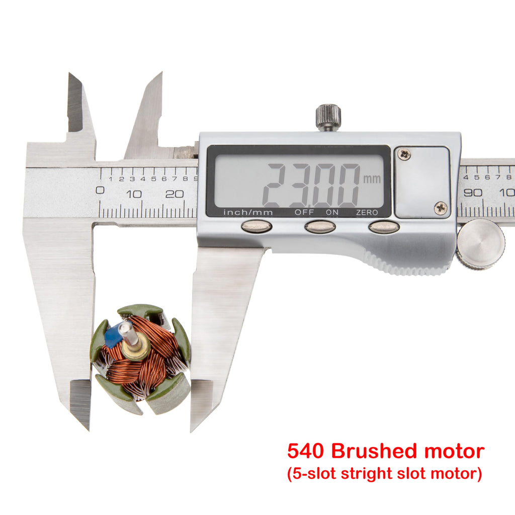 MEUS Racing 540 Brushed Motor 13T – High-Efficiency Dual-Ball Bearing Upgrade for 1/10 RC Crawlers