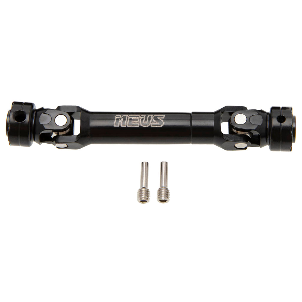 MEUS RACING 75mm Steel Driveshafts for 1/10 RC Crawlers (SCX10, Capra, D90, Gen8) – E-Shape Buckle, Universal Joint