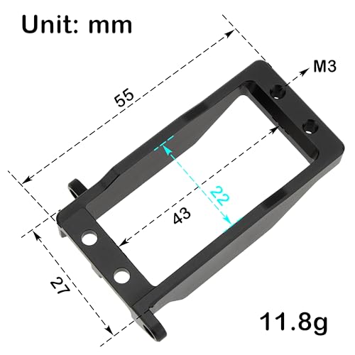 MEUS RACING Aluminum Servo Mount for 1/10 AR44/AR45 Capra Axles (SOA/BTA)