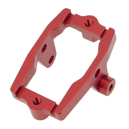 MEUS RACING Aluminum Servo Mount for TRX4M 1/18 RC Crawler - Red Anodized Upgrade Part