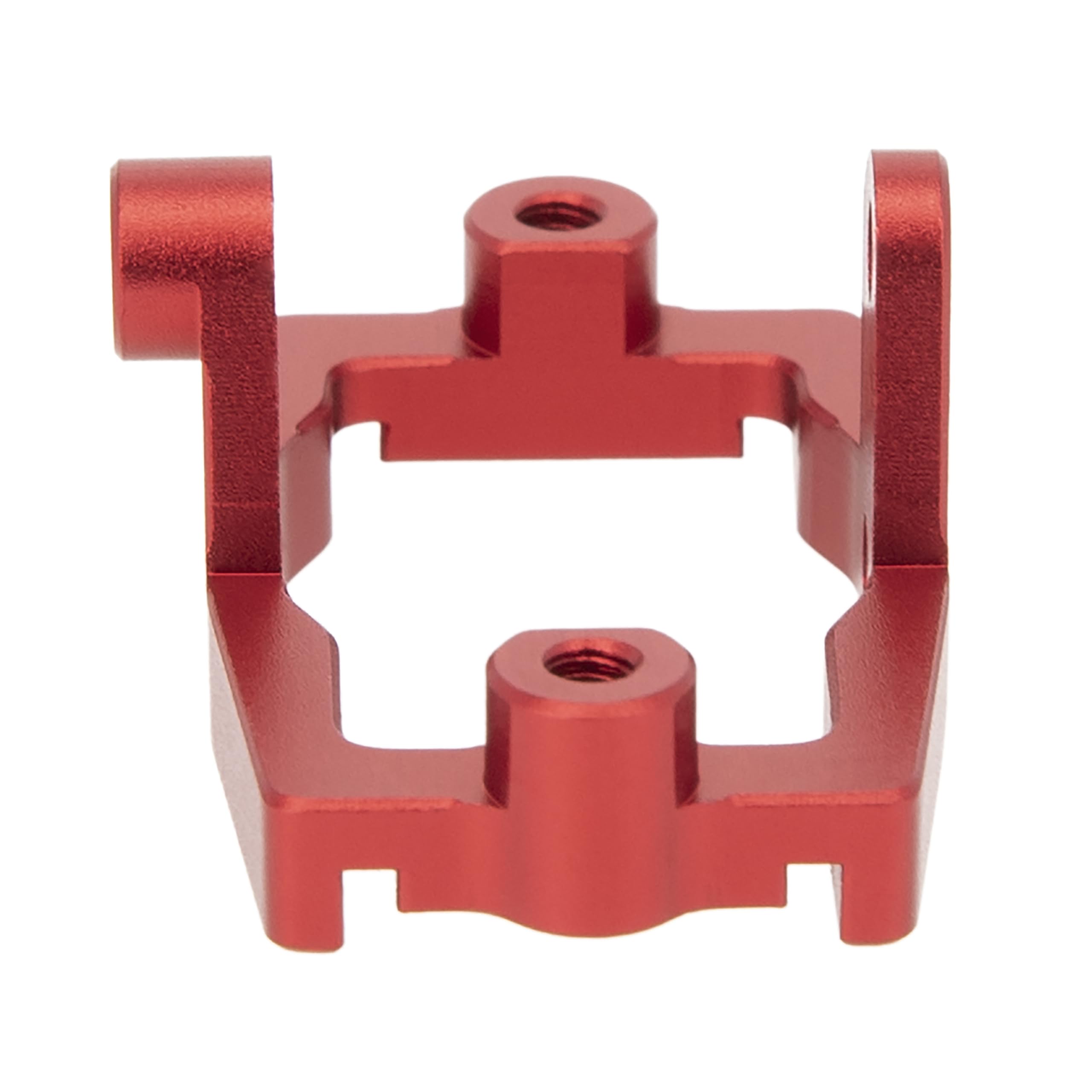 MEUS RACING Aluminum Servo Mount for TRX4M 1/18 RC Crawler - Red Anodized Upgrade Part