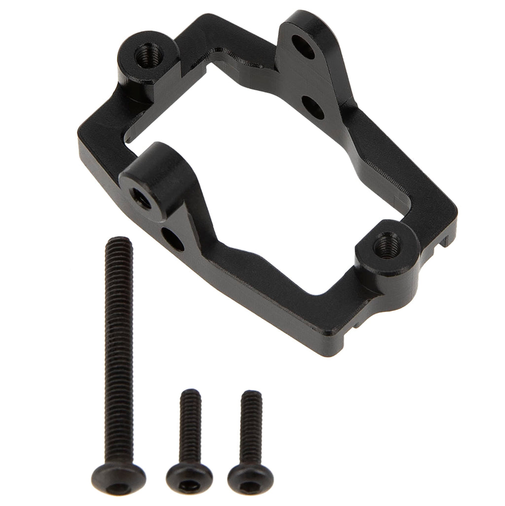 MEUS RACING Aluminum Servo Mount for TRX4M 1/18 RC Crawler – Black CNC Upgrade for Stock Frame