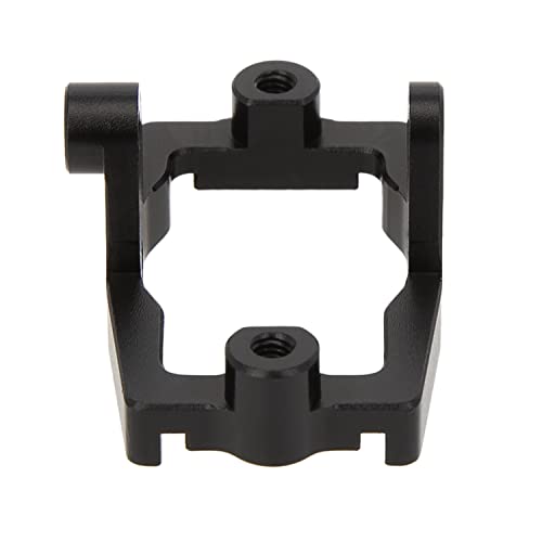 MEUS RACING Aluminum Servo Mount for TRX4M 1/18 RC Crawler – Black CNC Upgrade for Stock Frame