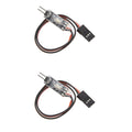 MEUS RACING AUX RC Light Remote Controller Switch – 3 Modes for RC Cars, Boats, Drones (2-Pack)