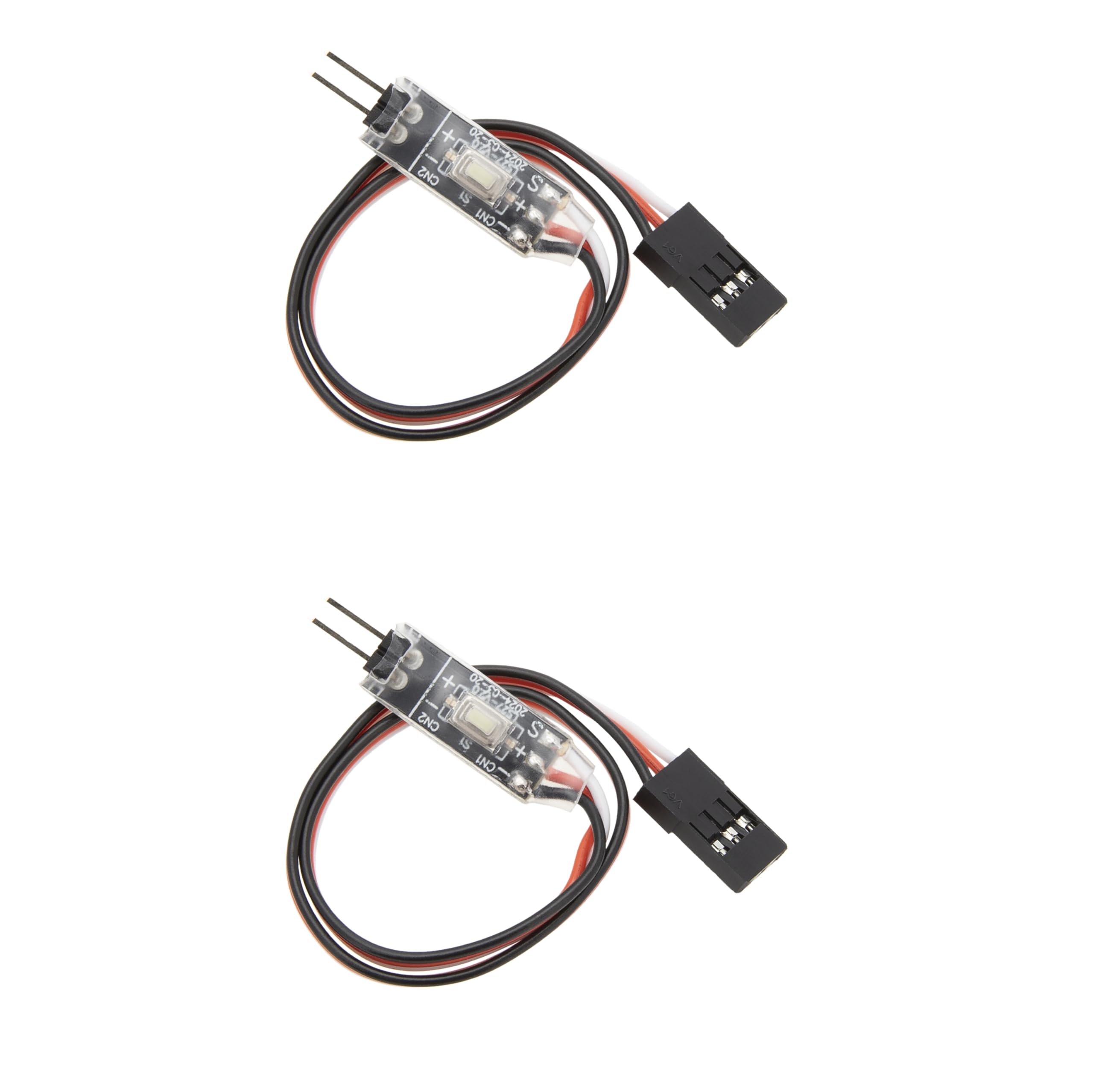MEUS RACING AUX RC Light Remote Controller Switch – 3 Modes for RC Cars, Boats, Drones (2-Pack)