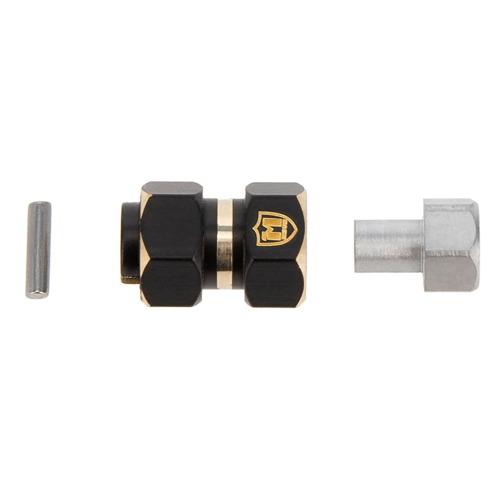 MEUS RACING Brass Wheel Spacer 10mm (6mm Offset) for TRX4M, Ascent-18, SCX24 1/18 RC Crawler